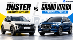 Renault Duster Strong Hybrid vs Maruti Suzuki Grand Vitara Strong Hybrid